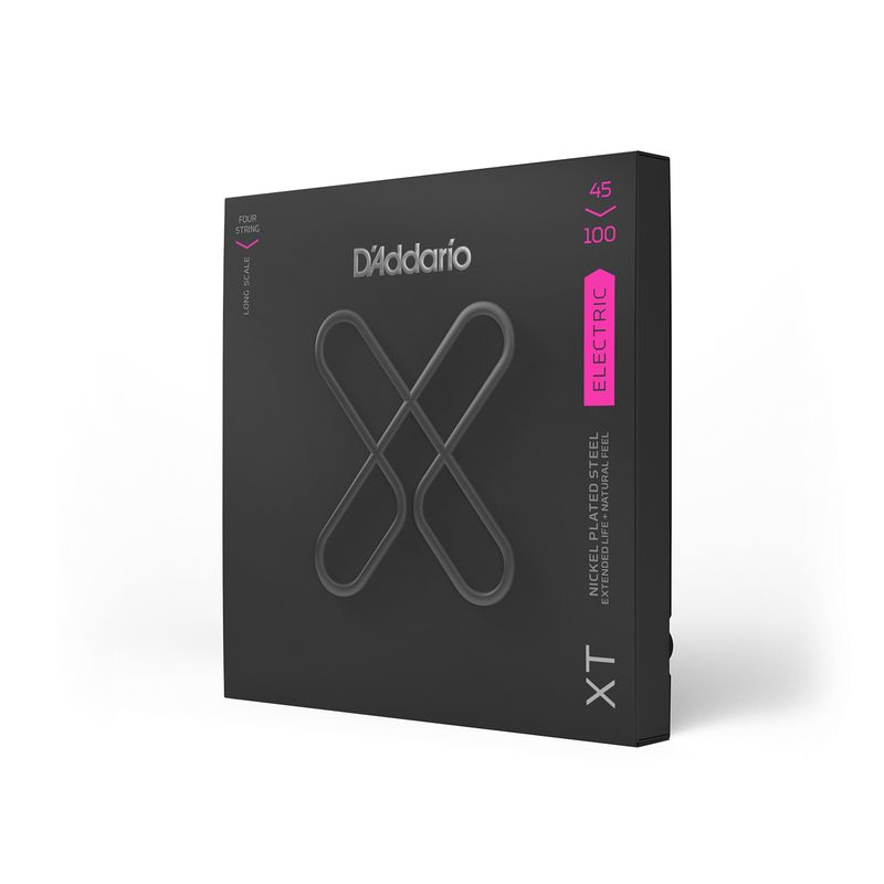 D'Addario XTB45100 Strängset Elbas XT Coated 045-100 Long scale