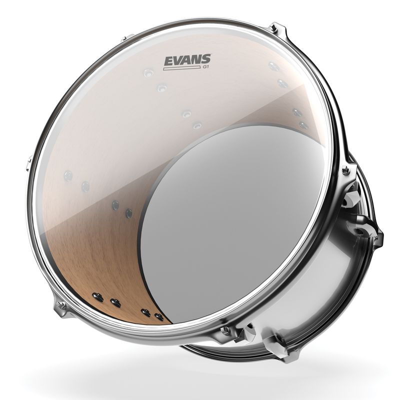 Evans TT12G1 12'' Pukskinn Genera G1 Clear