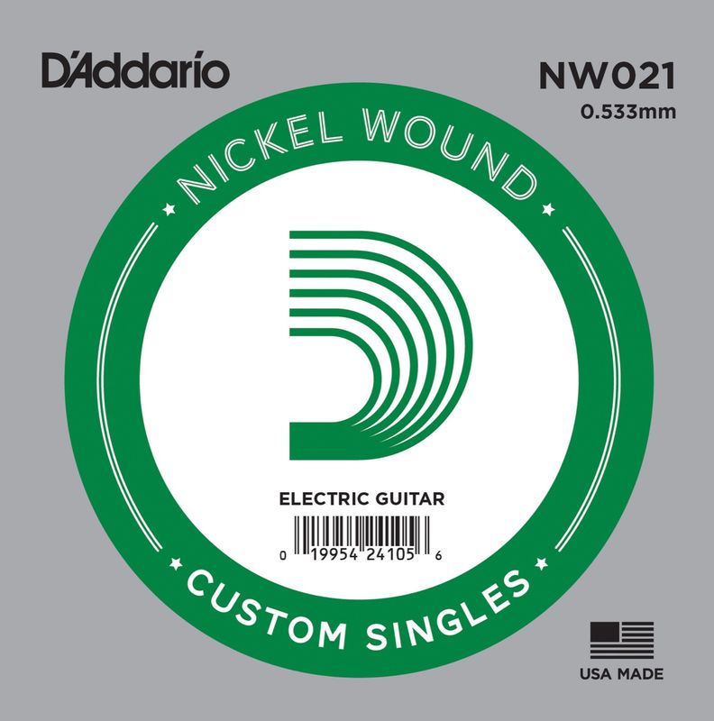 D'Addario NW021 Gitarsträng Elgitar Nickel Wound 021