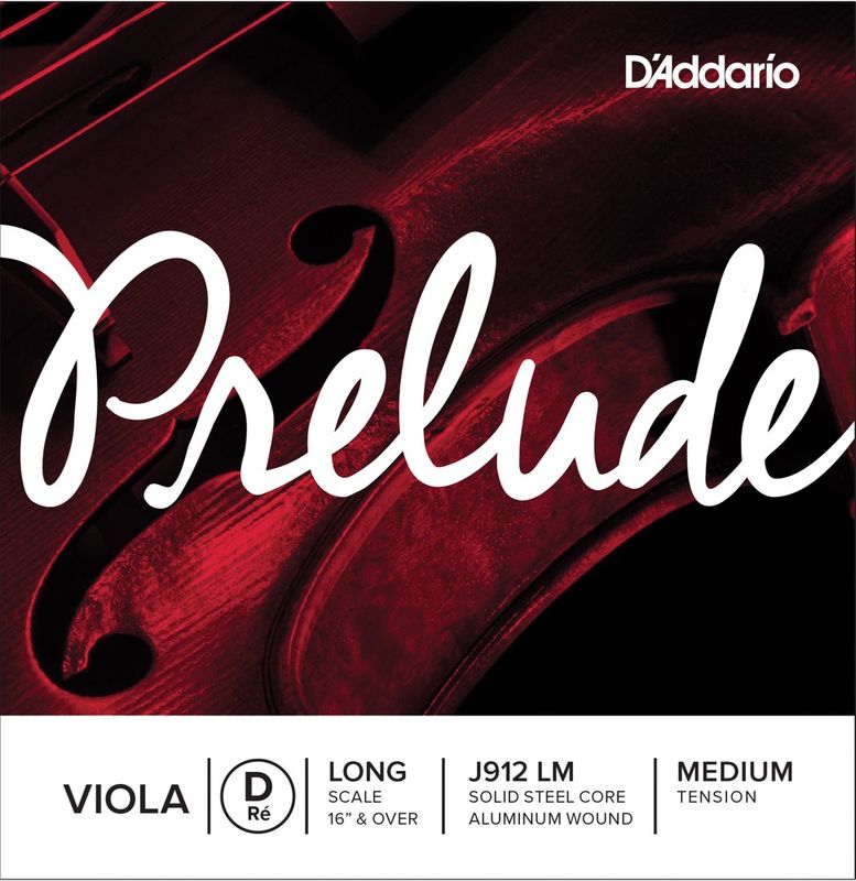 Daddario Orchestral J912 LM Prelude Viola D Long /Medium Tension