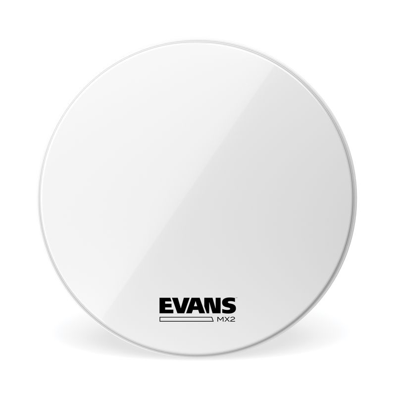 Evans BD16MX2W 16'' Bastrumskinn March Bass White