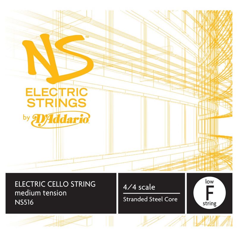 Daddario Orchestral NS516 NS Electric Cello LOW F 4/4 /Medium Tension