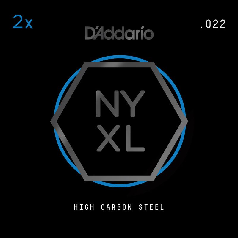 D'Addario NYPL022 Gitarsträng NYXL Plain 2-pack 022
