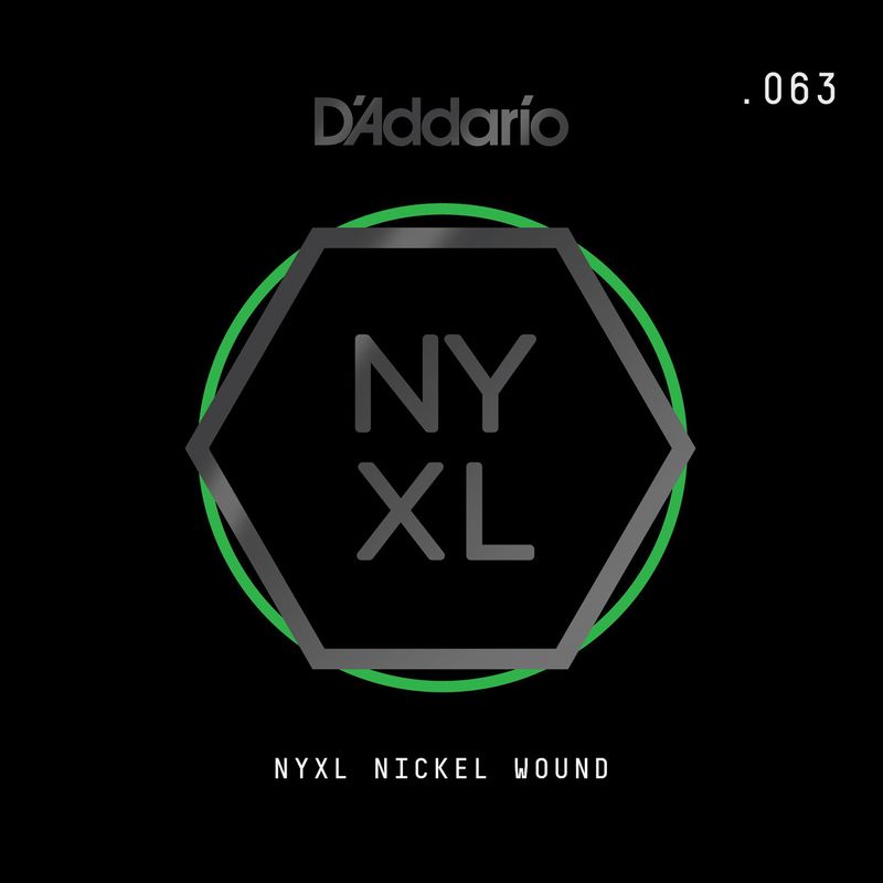 D'Addario NYNW063 Gitarsträng NYXL Nickel Wound 063