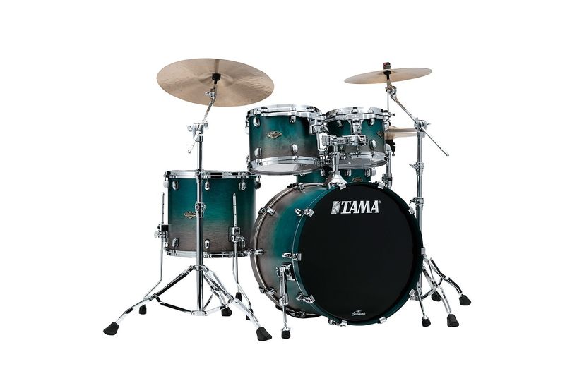 Tama WBS42S-SPF SC Walnut/Birch 4-shellkit (10,12,16,22), Satin Sapphire Fade