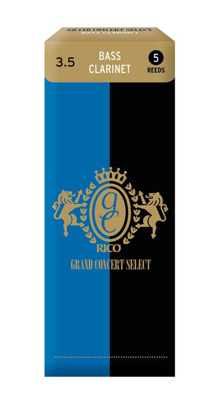 D'Addario RGB05SCL350 Rörblad Grand Consert Select Bas-Klarinett 5-p. 3.5