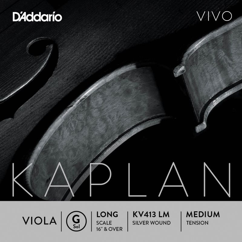 Daddario Orchestral KV413 LM Kaplan Vivo Viola G Long /Medium Tension