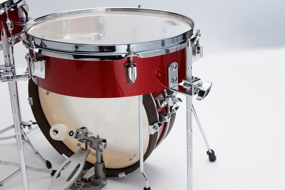 Tama LJK48P-BRM Club Jam Pancake 4-del.shell kit  - Burnt Red Mist