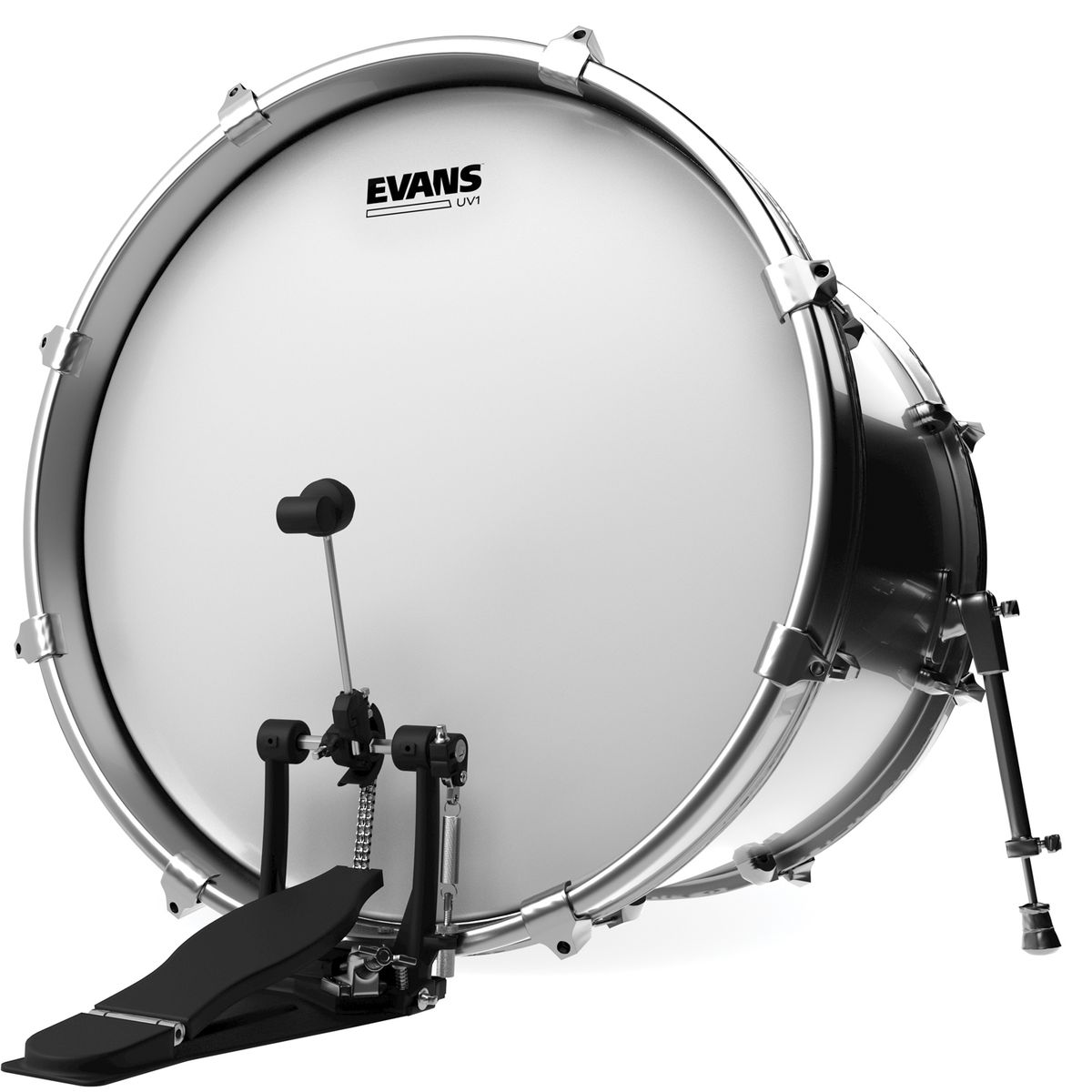 Evans BD18UV1 18'' Bastrumskinn UV1 Batter Coated