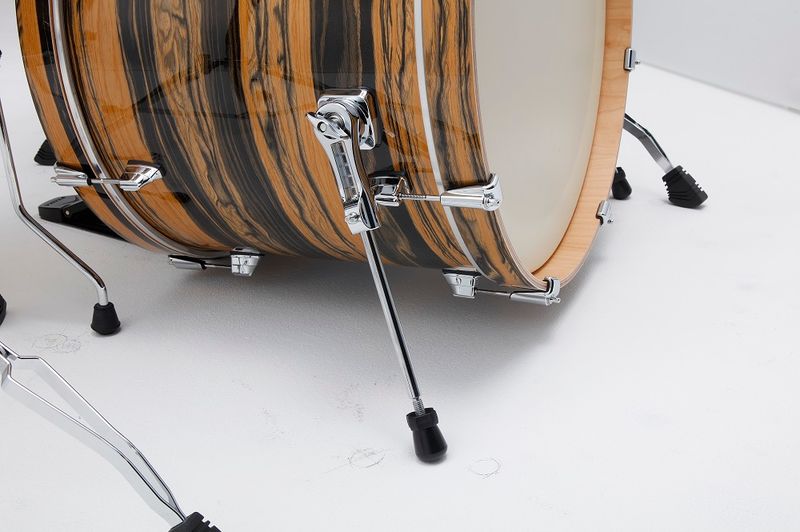 Tama CK50RS-NET Superstar Classic MA 5-del Shell-kit, Natural Ebony Tiger Wrap