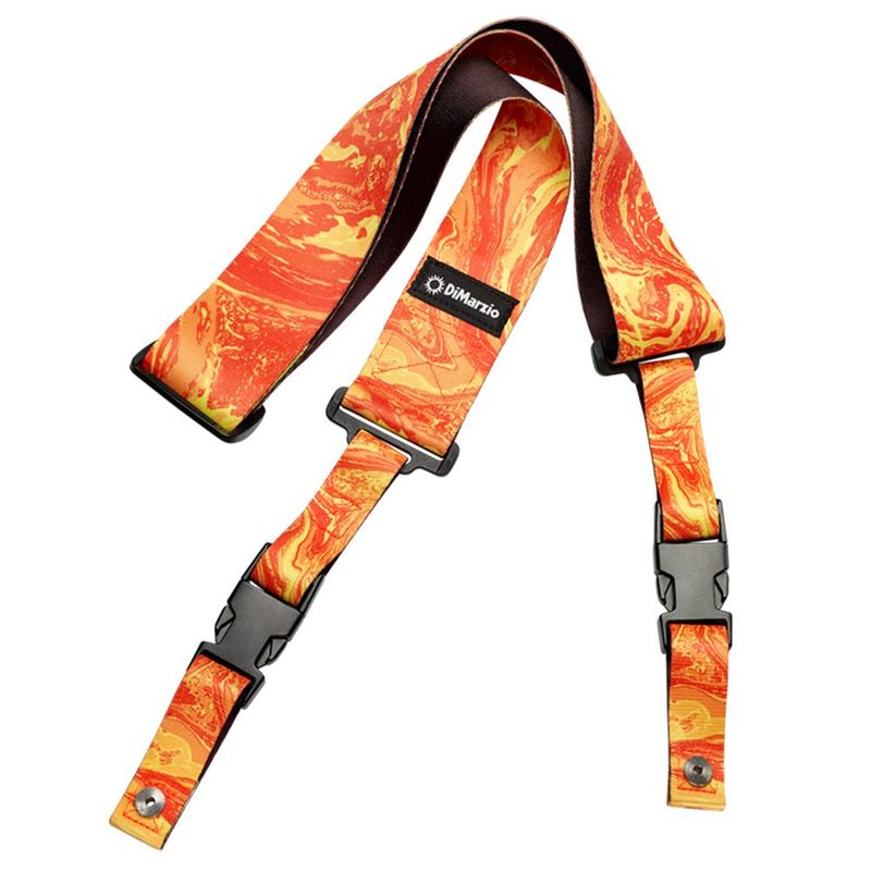 Dimarzio DD2245 2'' ClipLock Strap Nylon Steve Vai - Orange Universe