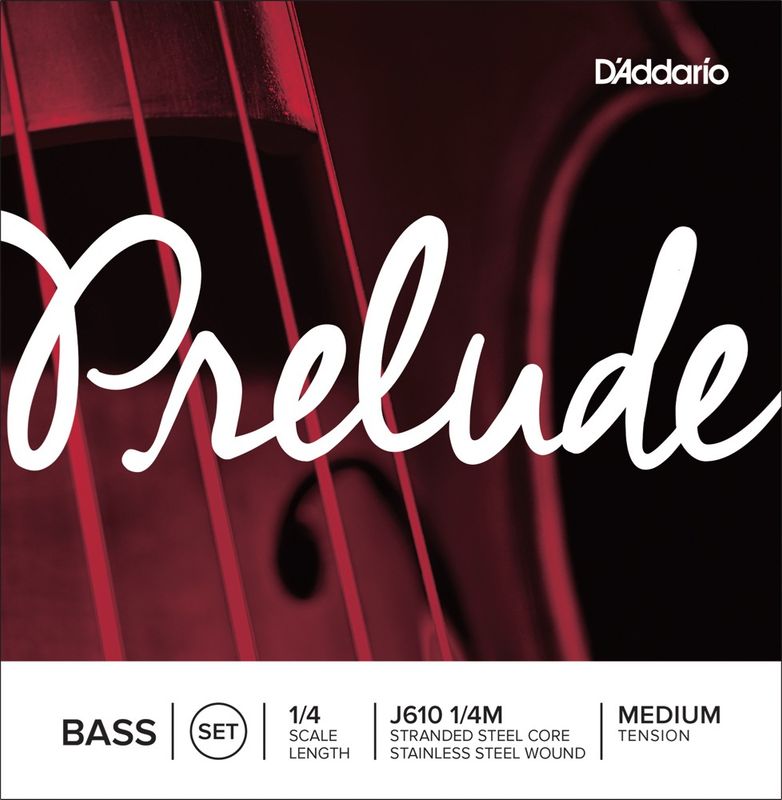 Daddario Orchestral J610 1/4M Prelude Bas Set 1/4 /Medium Tension
