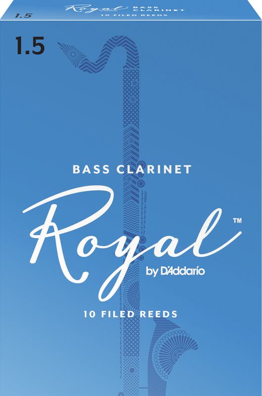 D'Addario REB1015 Rörblad Royal Bas-Klarinett. 10-p. 1.5