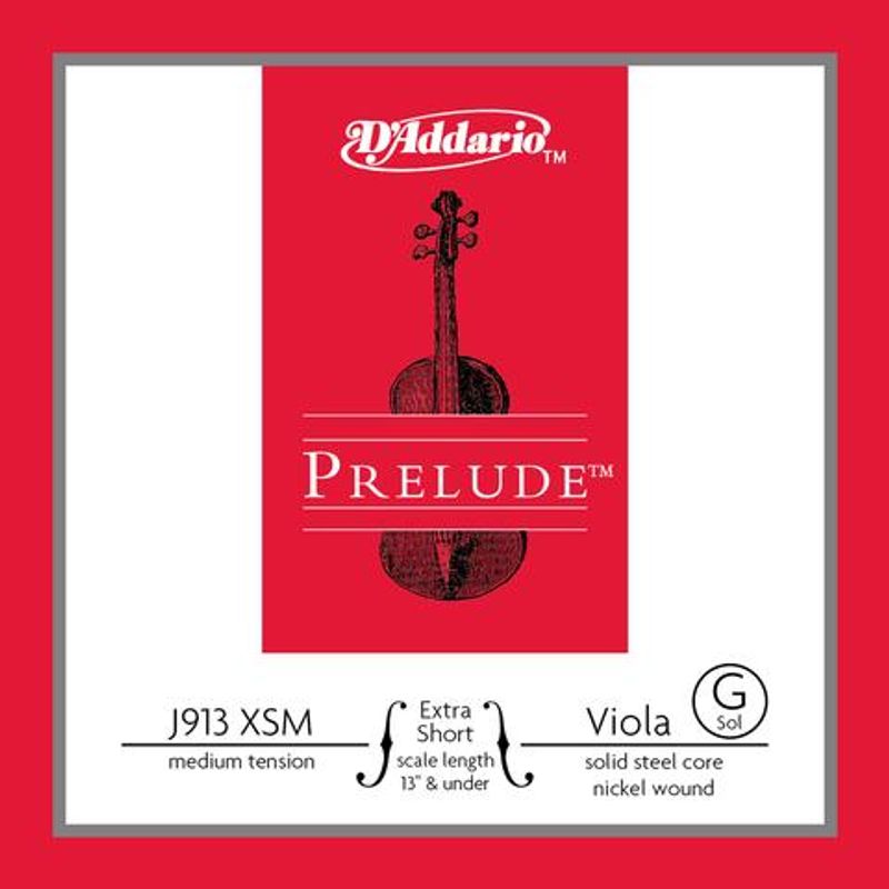 Daddario Orchestral J913 XSM Prelude Viola G X-Short /Medium Tension