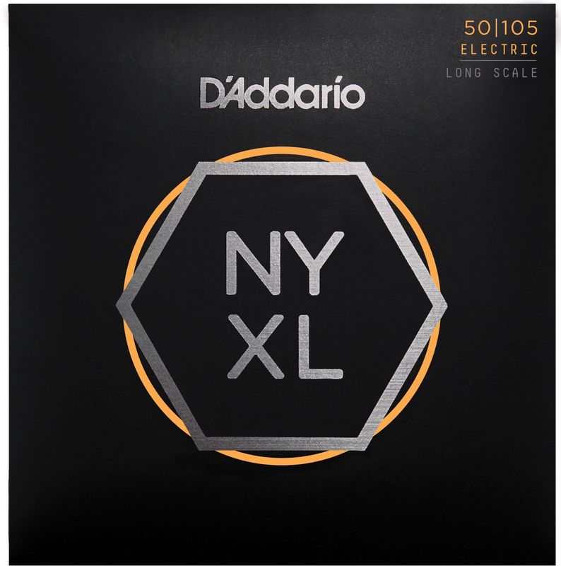 D'Addario NYXL50105 Strängset Elbas NYXL Nickel Wound 050-105 Medium