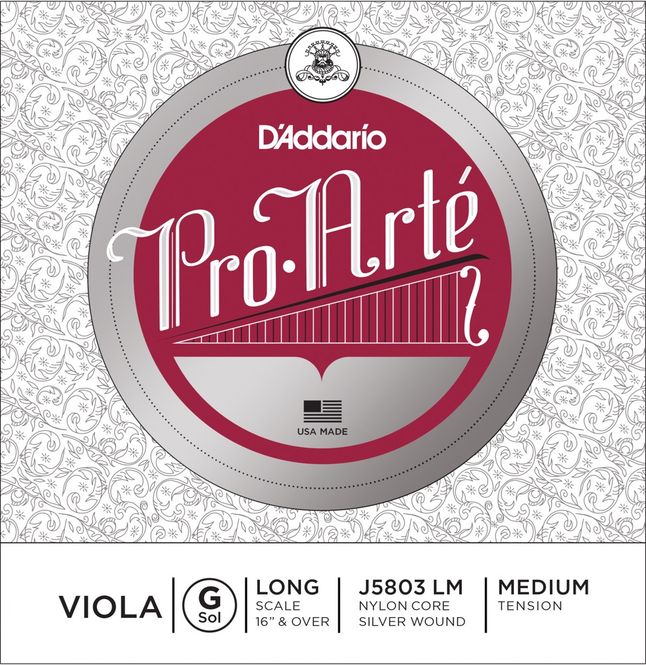 Hovedbilde Daddario Orchestral J5803 LM Pro Arte Viola G ...