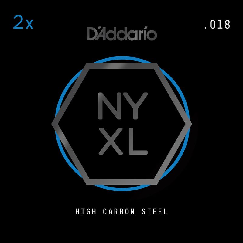 D'Addario NYPL018 Gitarsträng NYXL Plain 2-pack 018