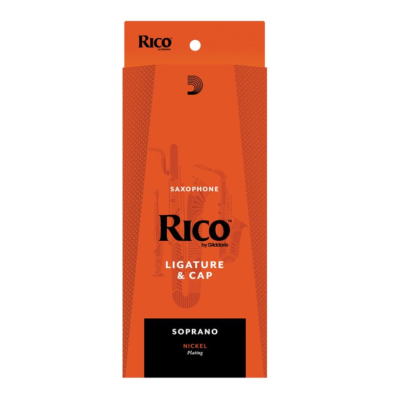 D'Addario RSS1N Ligature + kapsel Sopransax
