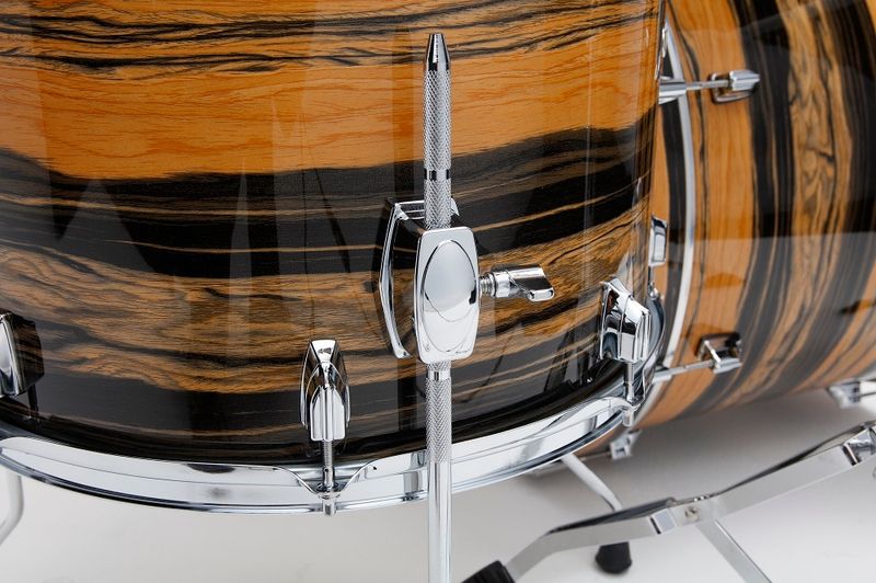 Tama CK52KRS-NET Superstar Classic MA 5-del Shell-kit, Natural Ebony Tiger Wrap
