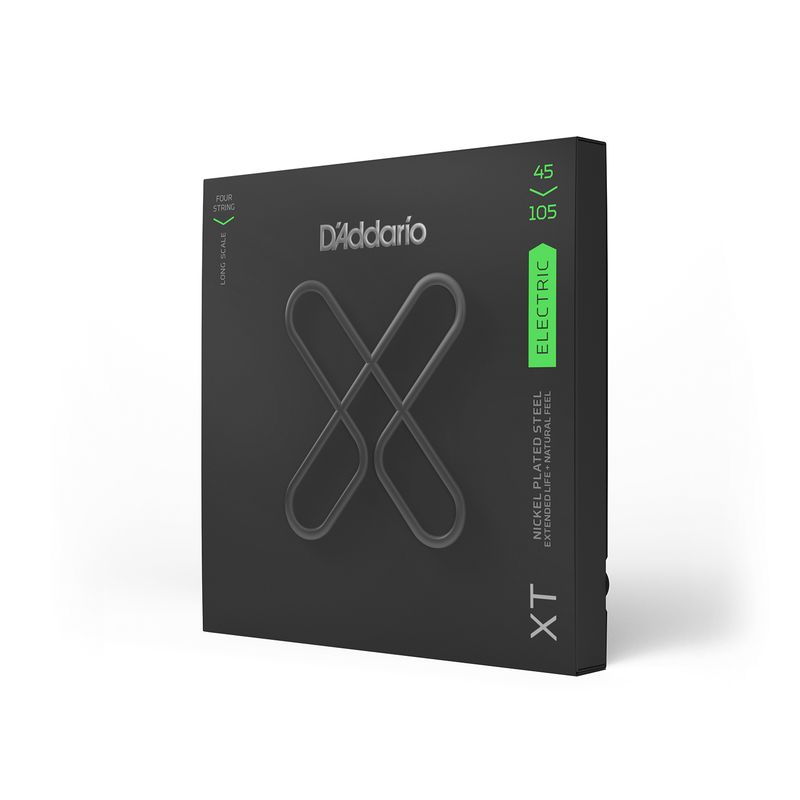 D'Addario XTB45105 Strängset Elbas XT Coated 045-105 Long scale