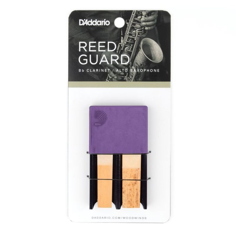 D'Addario DRGRD4ACPU Reed Guard IV Klarinett/Altsax, Purple