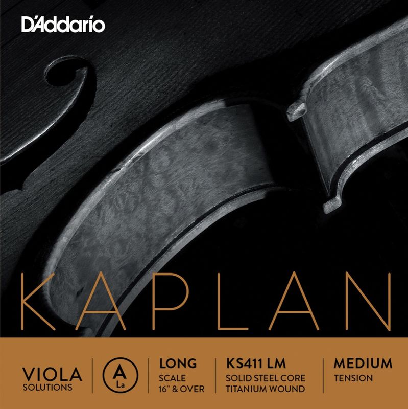 Daddario Orchestral KS411 LM Kaplan Solution Viola A Long /Medium Tension