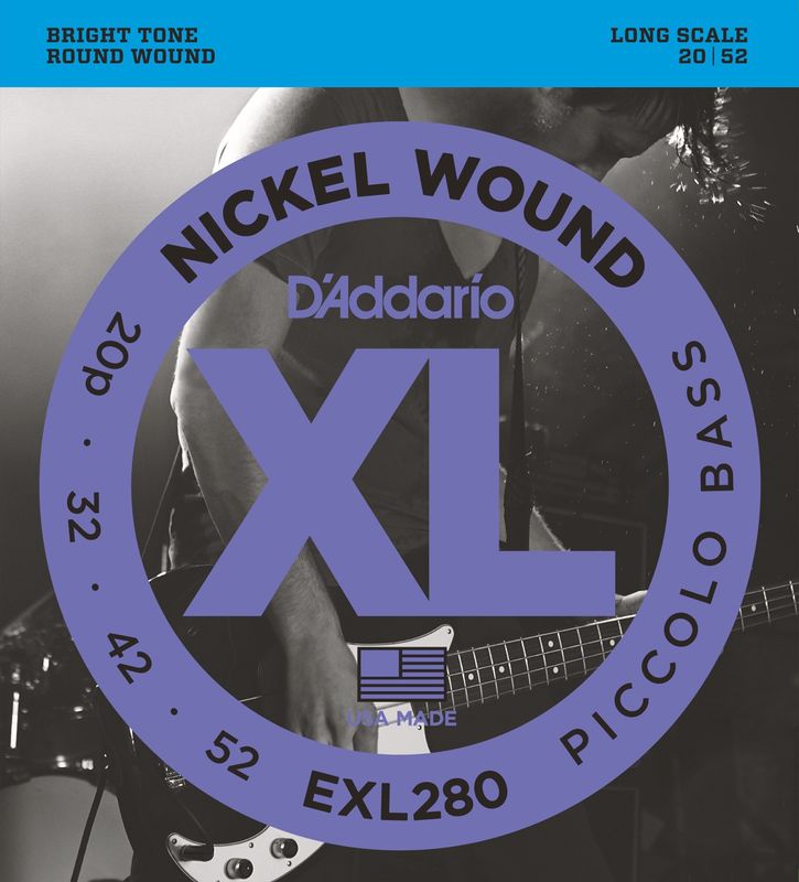 D'Addario EXL280 Strängset Elbas Piccolo Nickel Wound 020-052