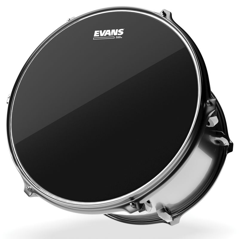 Evans TT13CHR 13'' Pukskinn Black Chrome Clear