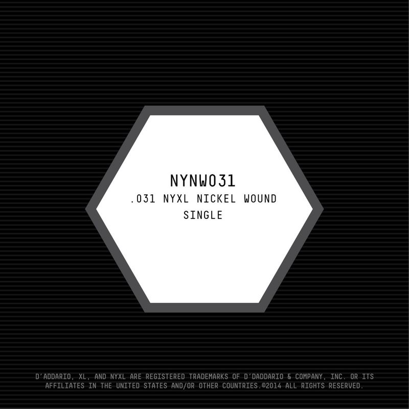 D'Addario NYNW031 Gitarsträng NYXL Nickel Wound 031