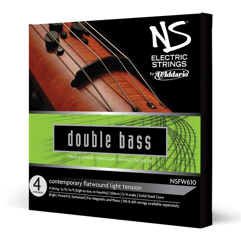 Daddario Orchestral NSFW610 NS Electric Contemporary Bass Set 3/4