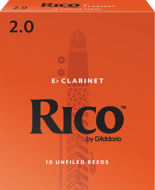 Hovedbilde D'Addario RBA1020 Rörblad Rico Eb-Klarinett 10-p. ...