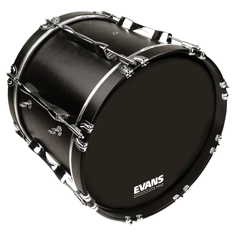 Evans BD30MX2B 30'' Bastrumskinn March Bass Black