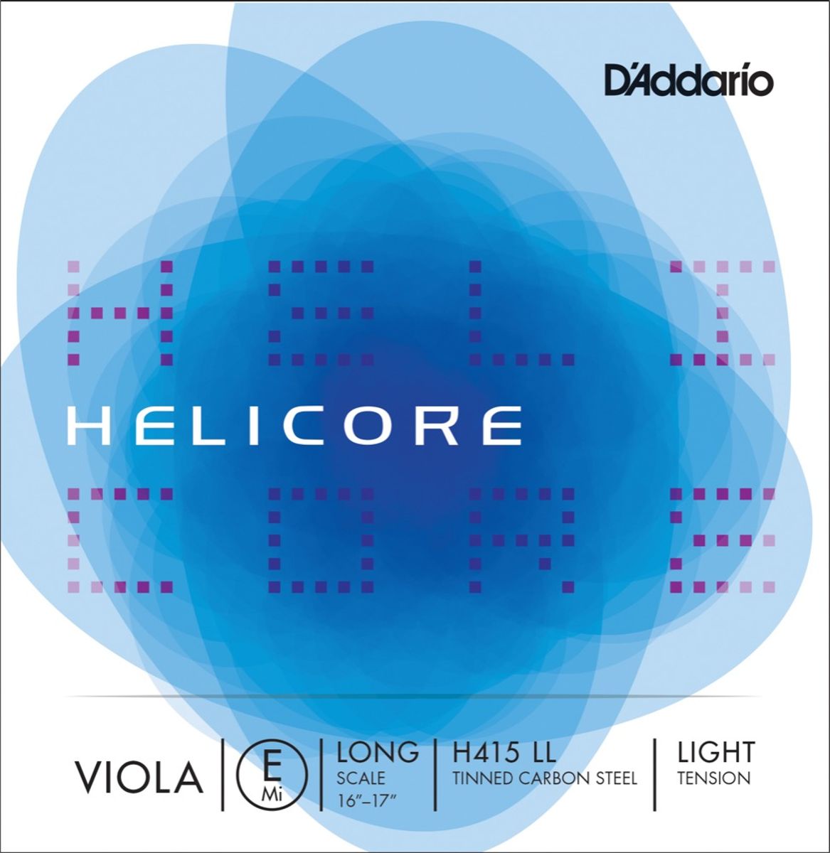 Daddario Orchestral H415 LL Helicore Viola E High Carbon Steel, Long/Light Tension