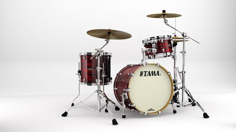 Tama WBR30RS-ROY SC Walnut/Birch 3-shellkit (12,14,20), Red Oyster