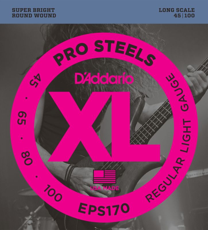 D'Addario EPS170 Strängset Elbas ProSteels 045-100
