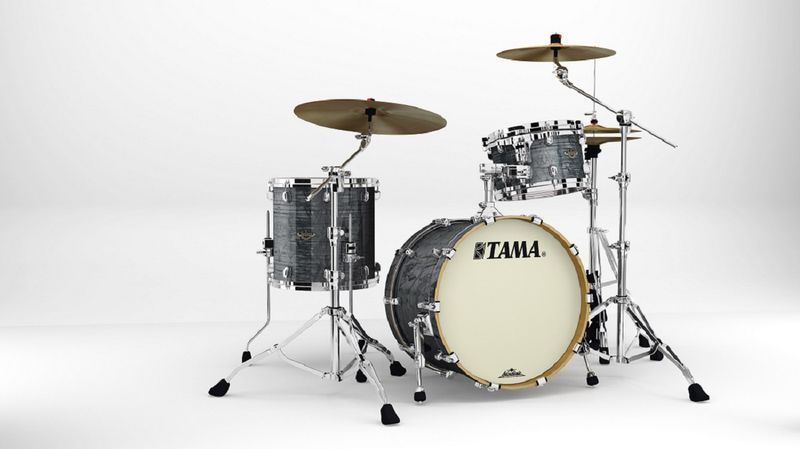 Tama WBR30RS-CCO SC Walnut/Birch 3-shellkit (12,14,20), Charcoal Onyx
