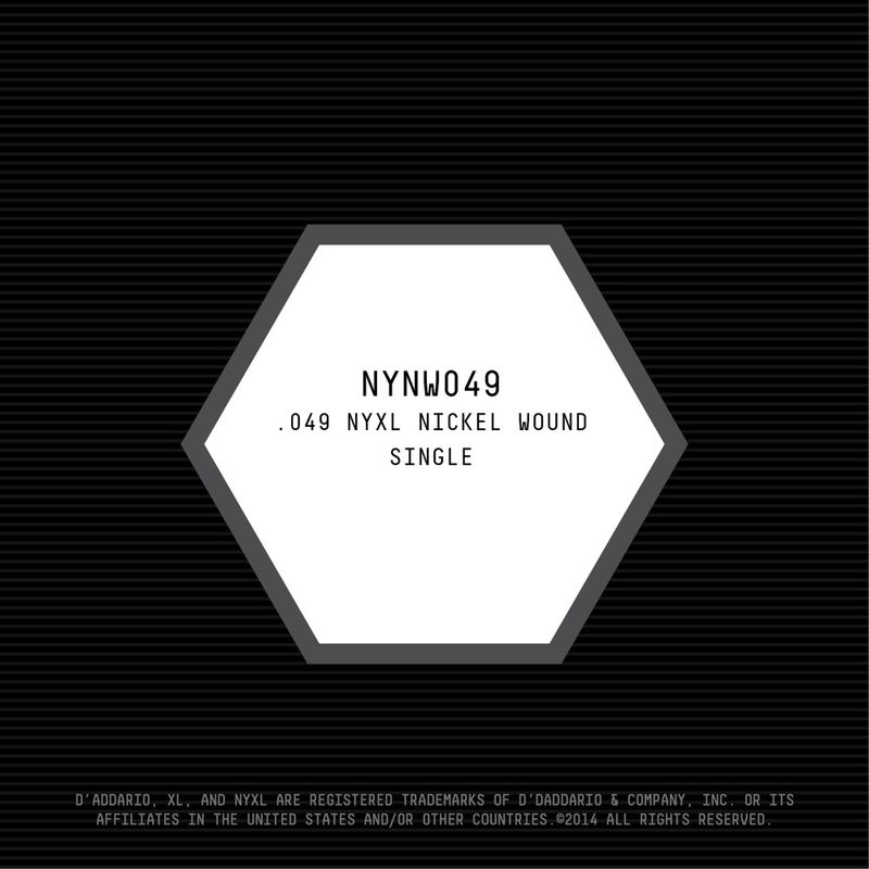 D'Addario NYNW049 Gitarsträng NYXL Nickel Wound 049