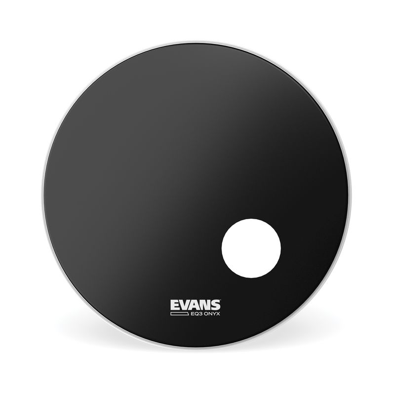 Evans BD26RONX 26'' Bastrumskinn ONYX Resonant BK