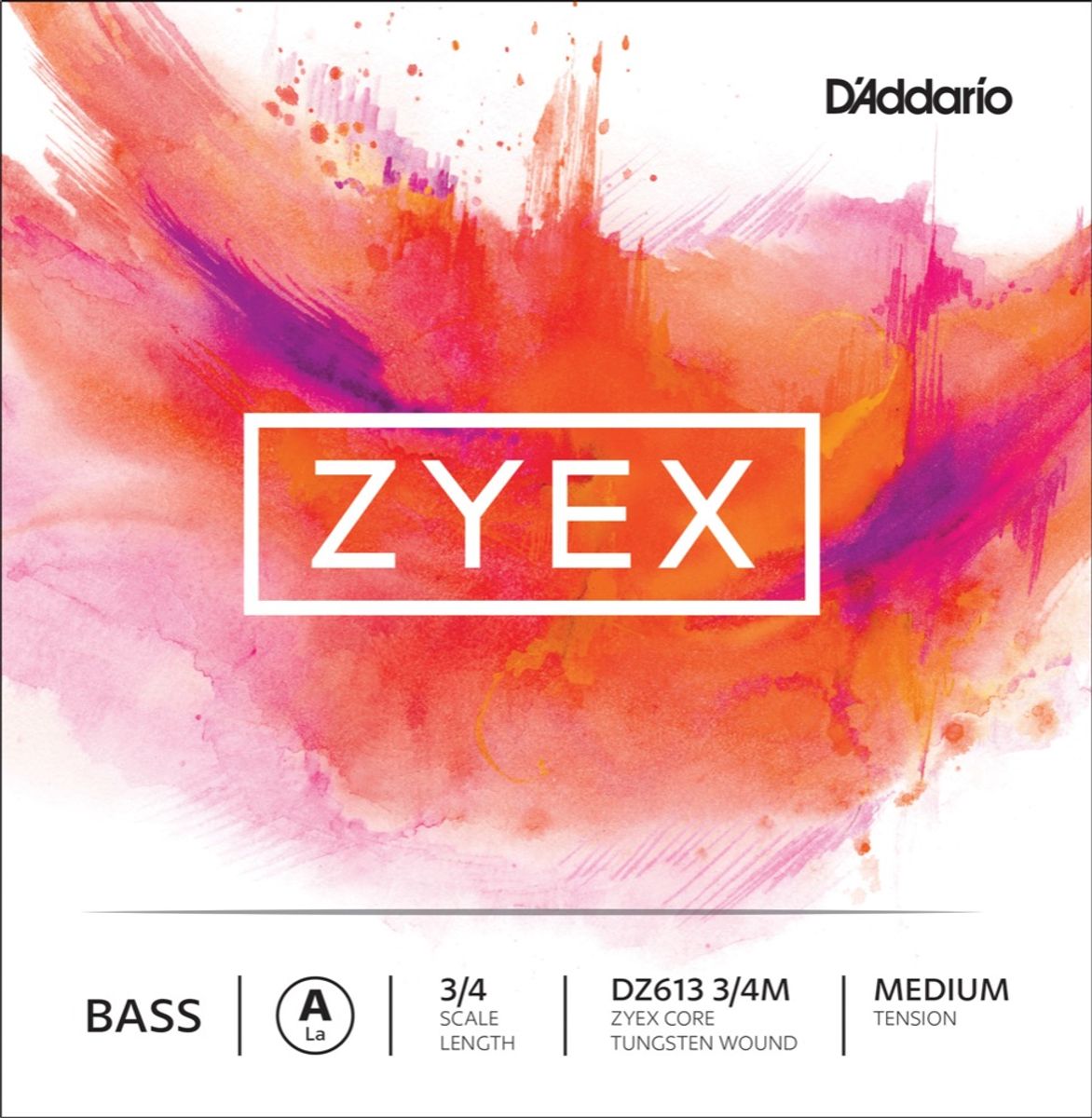 Daddario Orchestral DZ613 3/4M Zyex Bas A 3/4 /Medium Tension