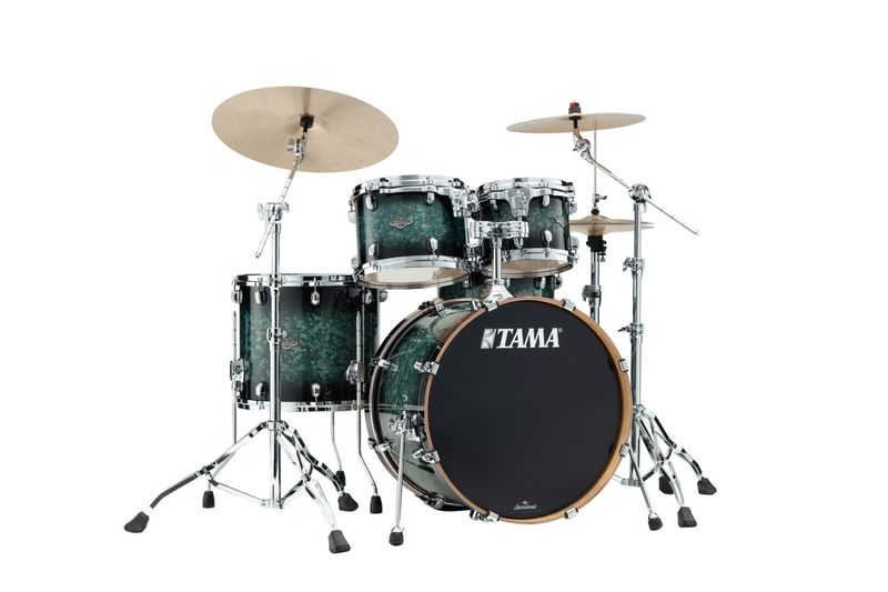 Tama MBS42S-MSL SC Performer M/B 4-shellkit (10,12,16,22),Molten Steel Blue Burst