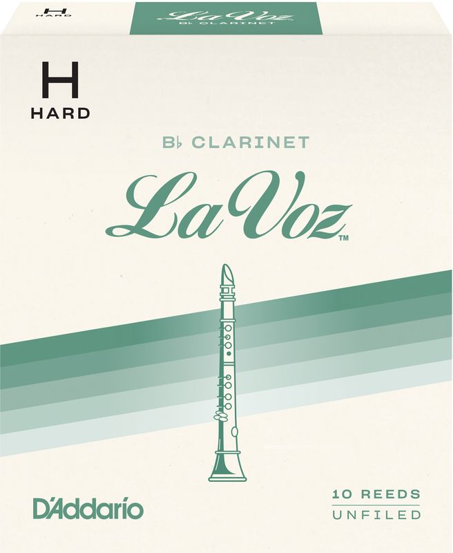 D'Addario RCC10HD Rörblad La Voz Bb-Klarinett 10-p. HD