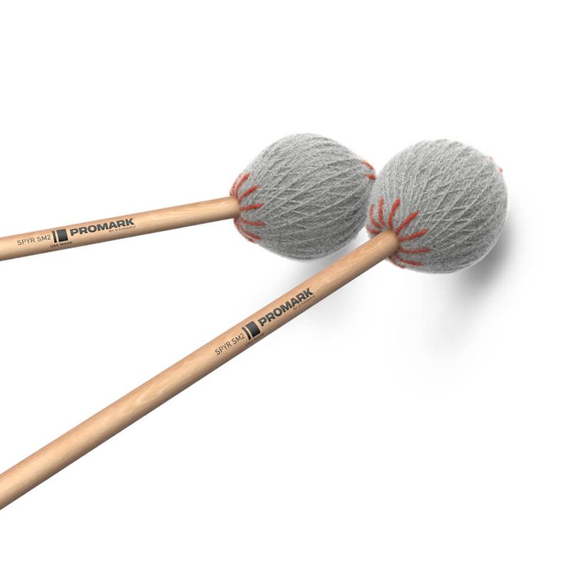 Promark SM2 SPYR Mallet Marimba, Yarn,  Soft, Birch
