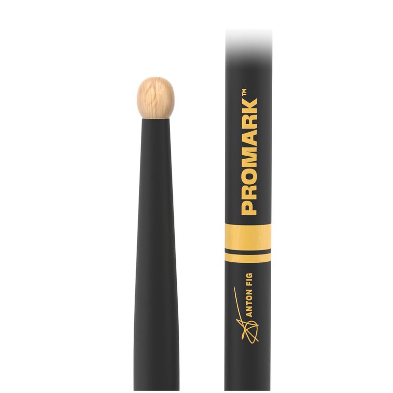 Promark TXAFW-AG Anton Fig ActiveGrip Signature, Hickory, Large Round tip