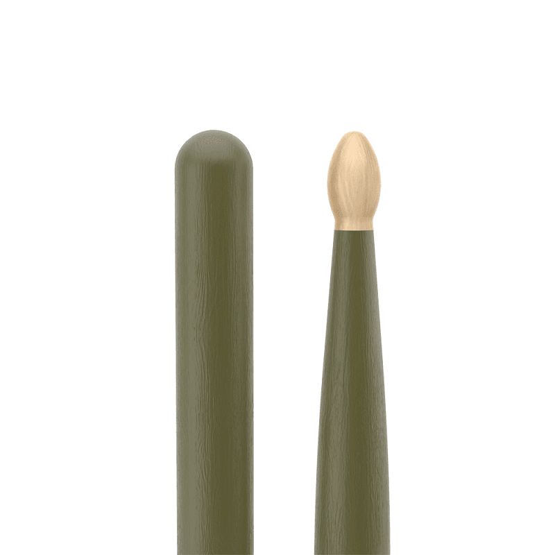 Promark TX5AW-GREEN Classic Painted Forward 5A, Oval tip - Green