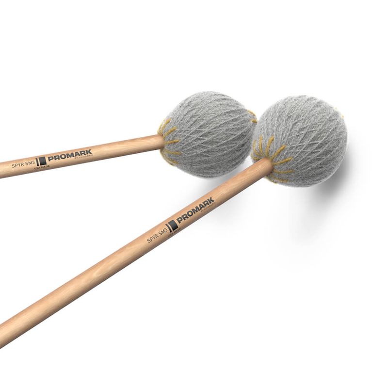 Promark SM3 SPYR Mallet Marimba, Yarn, Medium, Birch