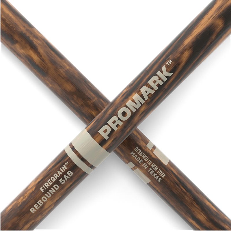 Promark R5ABFG Rebound 5AB, FireGrain Hickory, Acorn tip