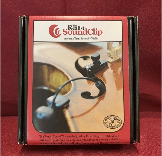 Hovedbilde The Realist RLSTVSC SoundClip pick-up för violin