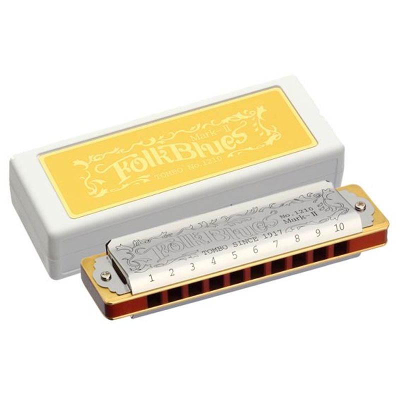 Tombo 1210-F Munspel 10-hål Major Diatonic (Blues) Mark II F