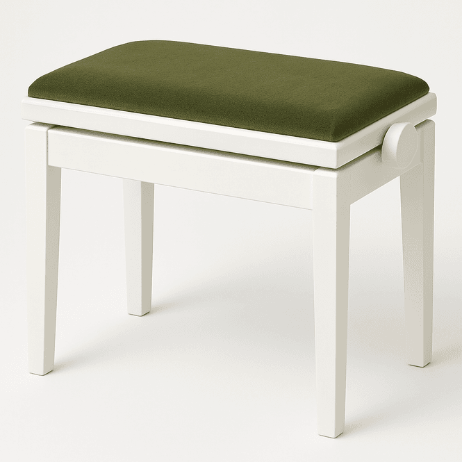 Hovedbilde Hidrau BG1 Regulerbar Pianokrakk Hvit Blank med ...