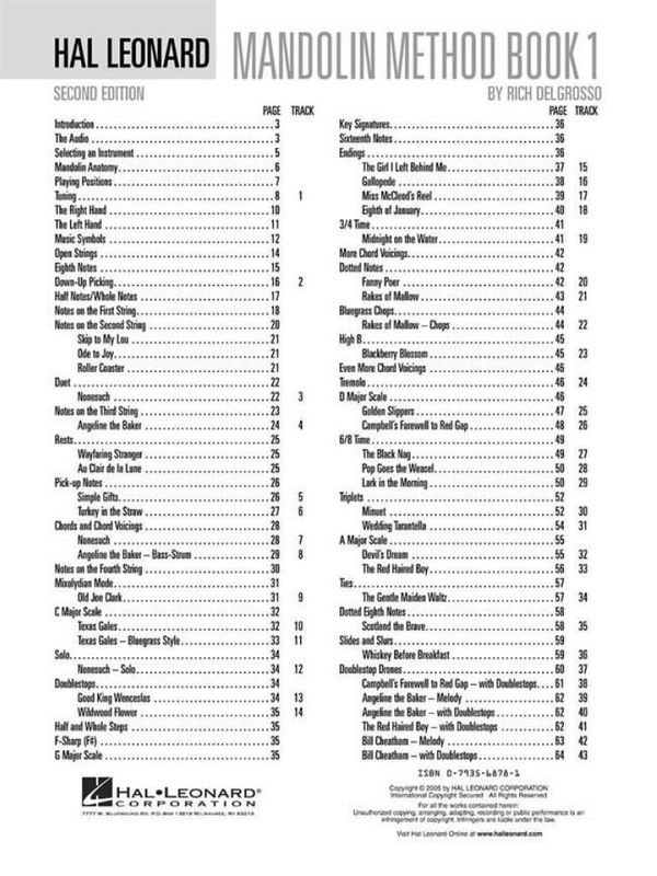 Hal Leonard Mandolin Method